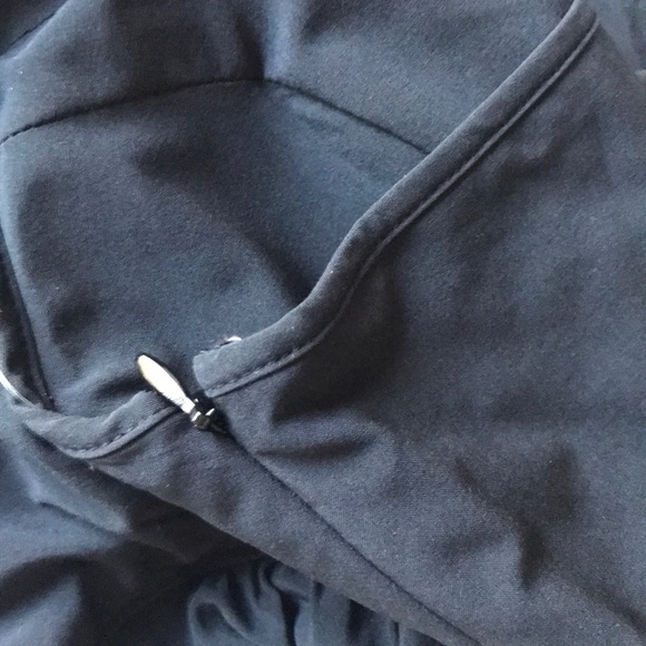 NWT Athleta Go Anywhere Halter Dress Solid Black - Picture 5 of 6